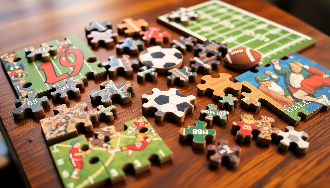 Cadeaux Émotionnels pour les Passionnés de Football : 10 Puzzles Personnalisés qui Évoquent les Héros de Votre Équipe en 2025