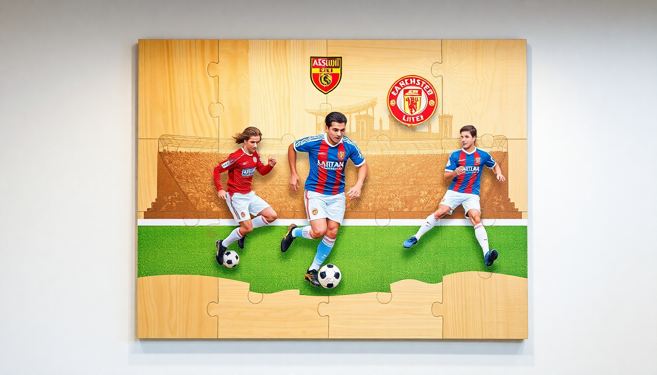 Das ideale cadeau foot für Fußballfans: personalisiertes Holzpuzzle (puzzle personnalisé joueur/club) als emotionale Wanddekoration