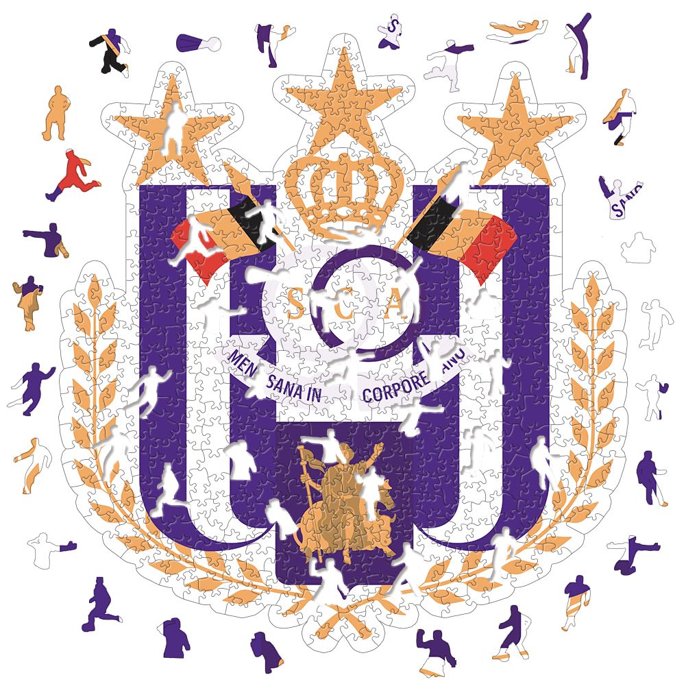 Anderlecht-Logo - Holzpuzzle
