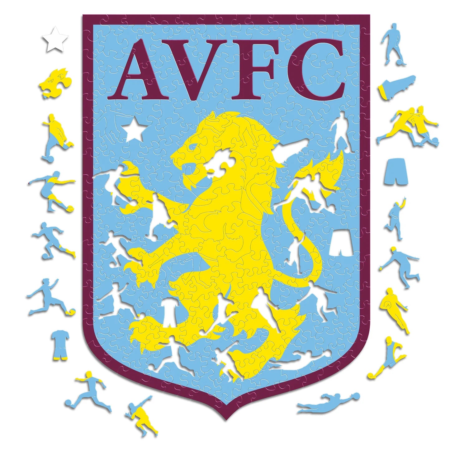 Lógó Aston Villa - Fíoróg Adhmaid