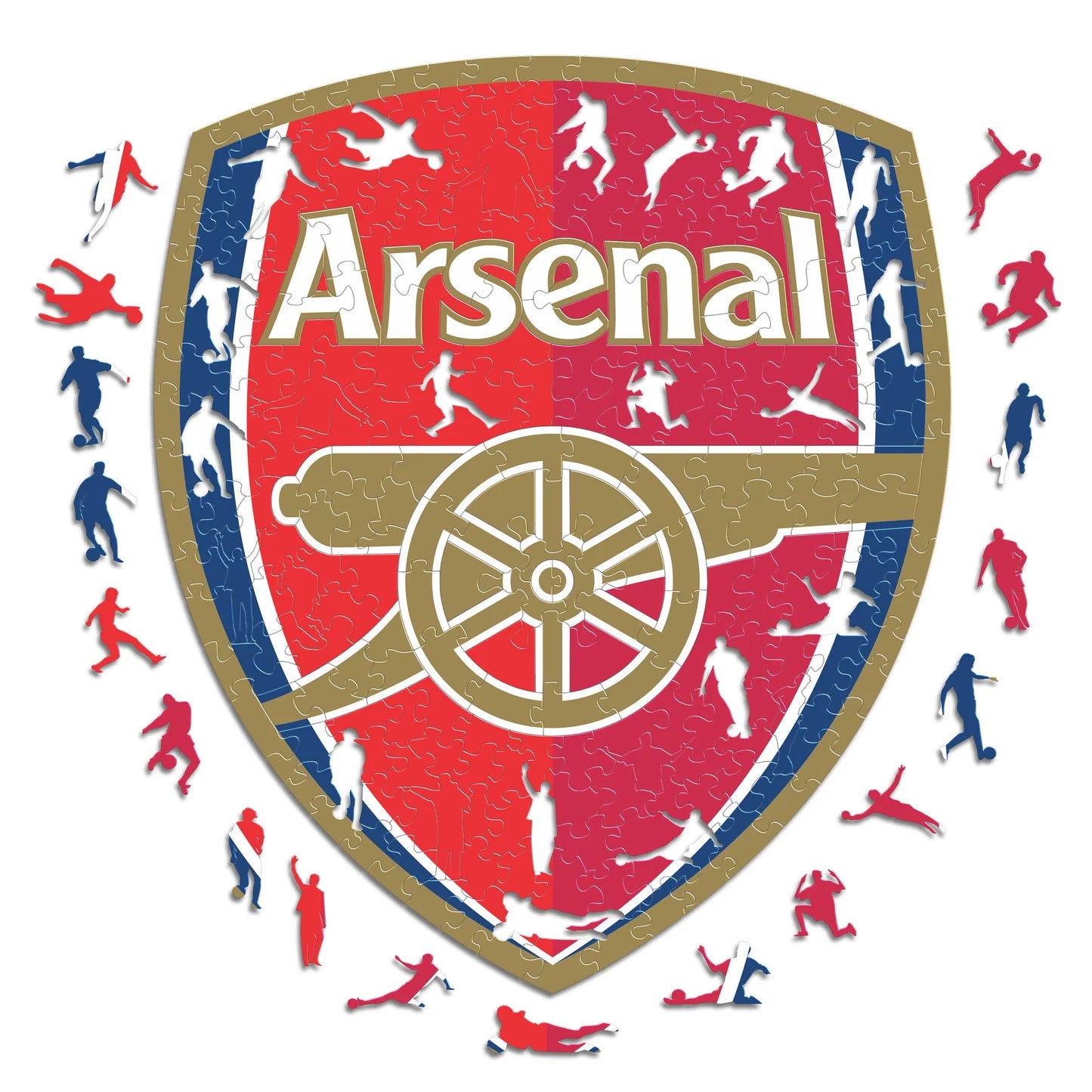 Arsenal FC Logo - Holzpuzzle