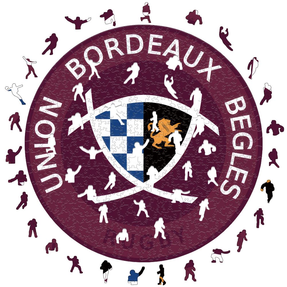 Logotipo de Burdeos-Bègles - Puzzle de madera
