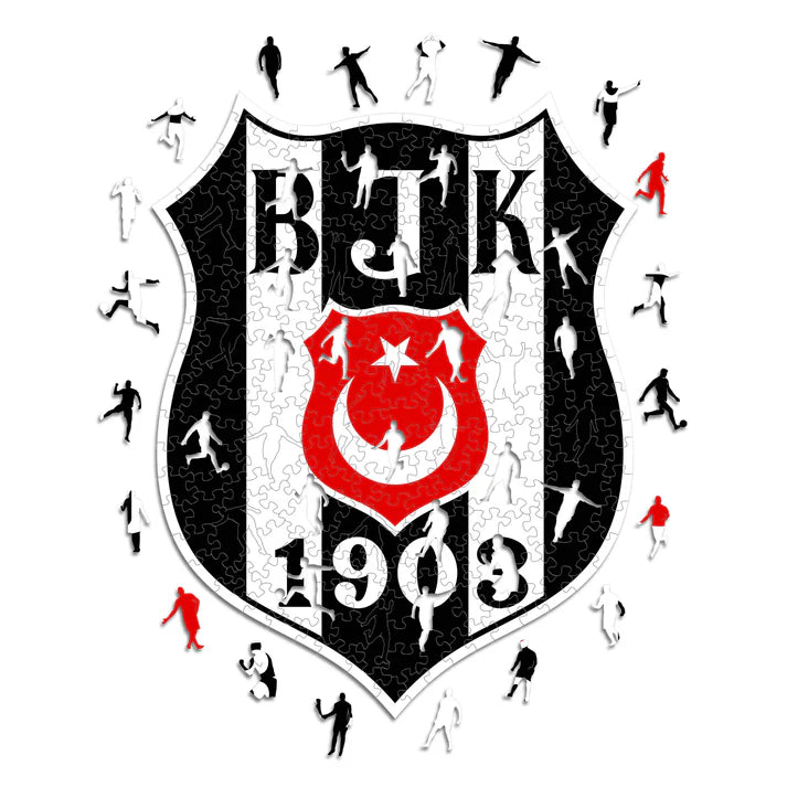 Beşiktaş J.K Logo - Holzpuzzle