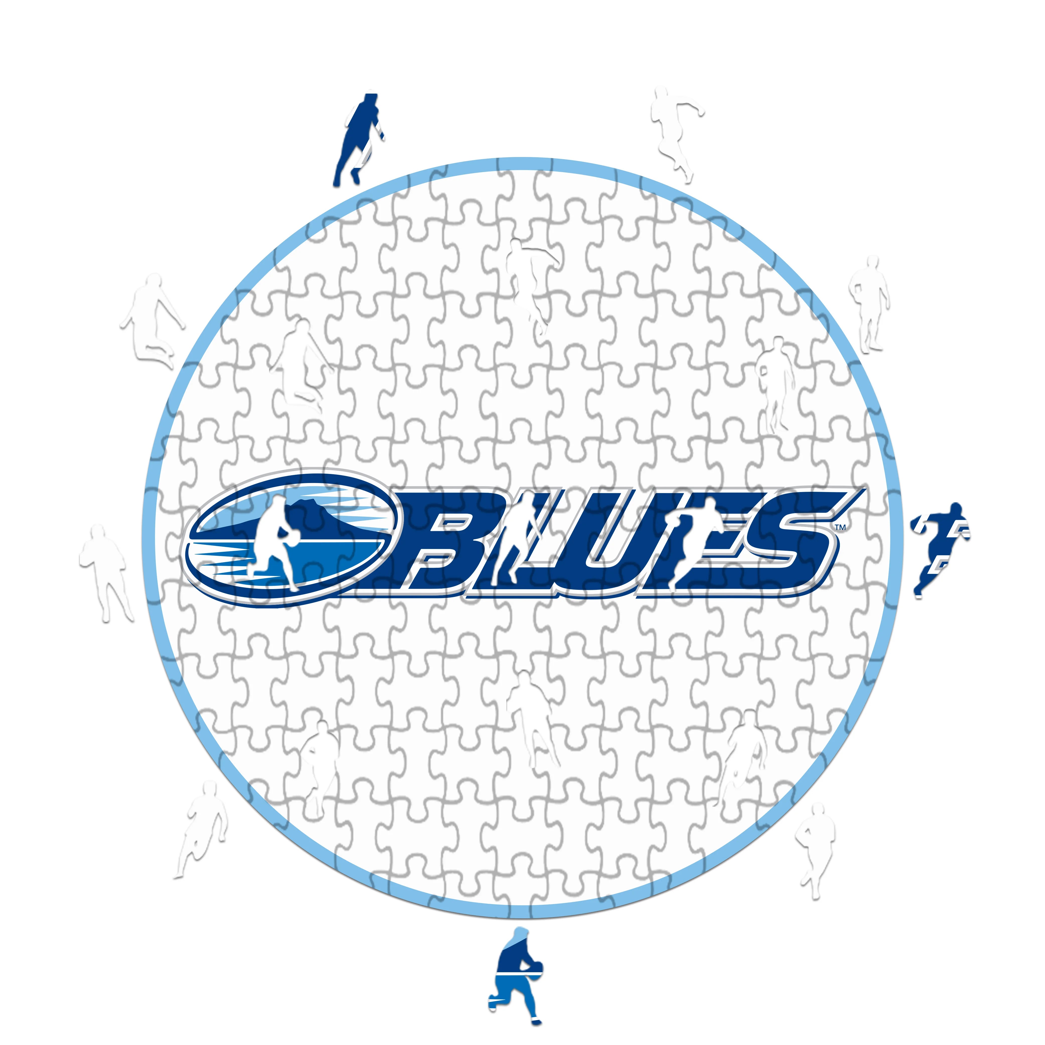 Blues Logo - Wooden Puzzle