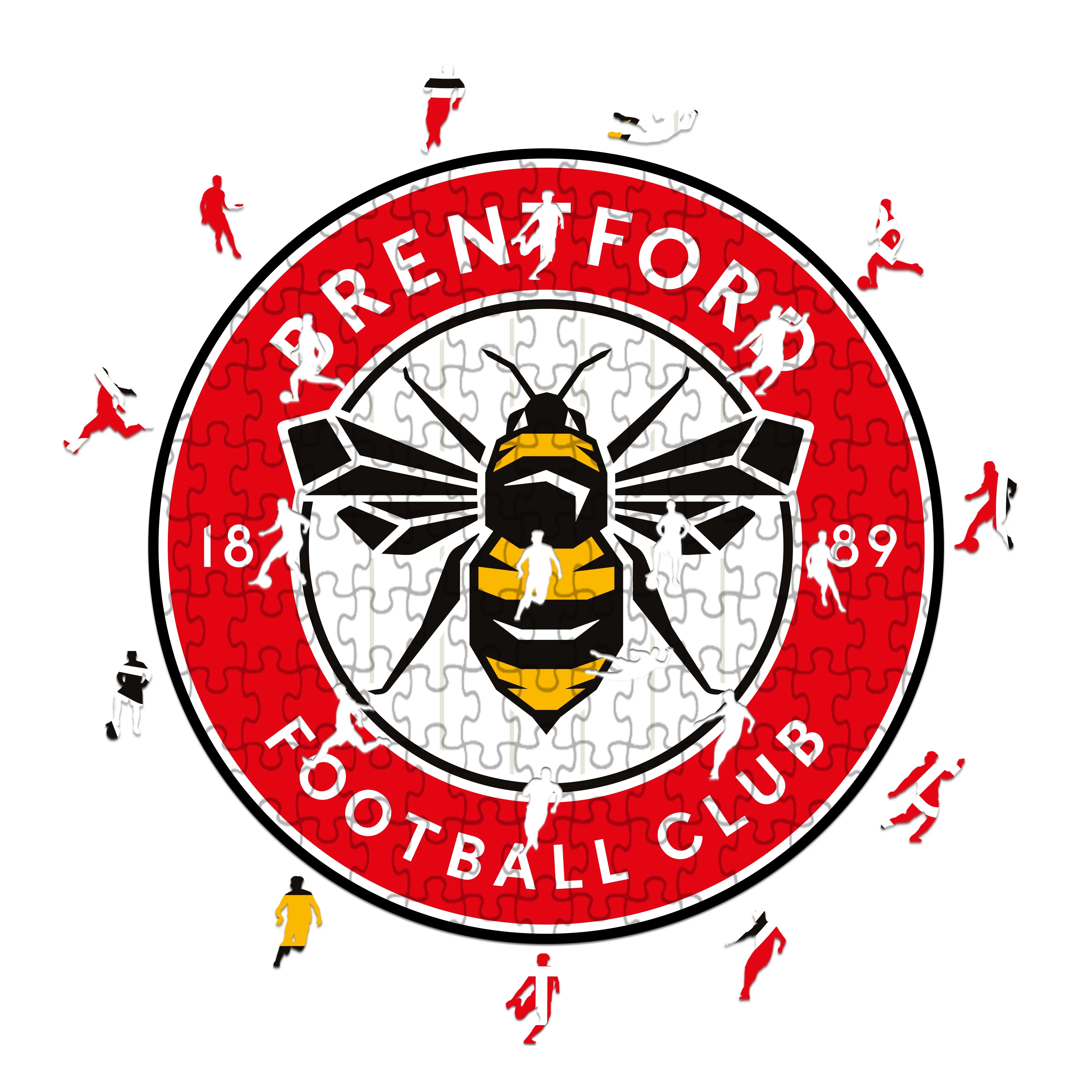 Brentford Logo - Holzpuzzle