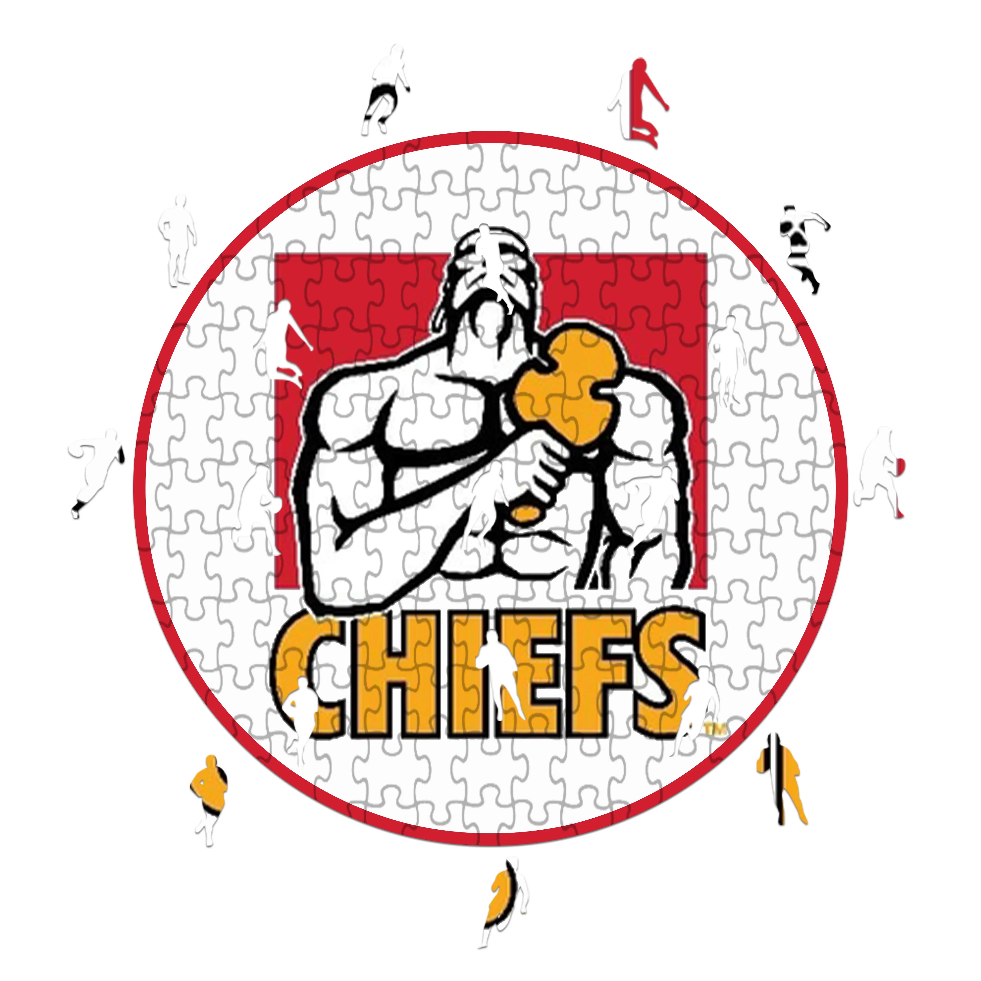 Chiefs-Logo - Holzpuzzle