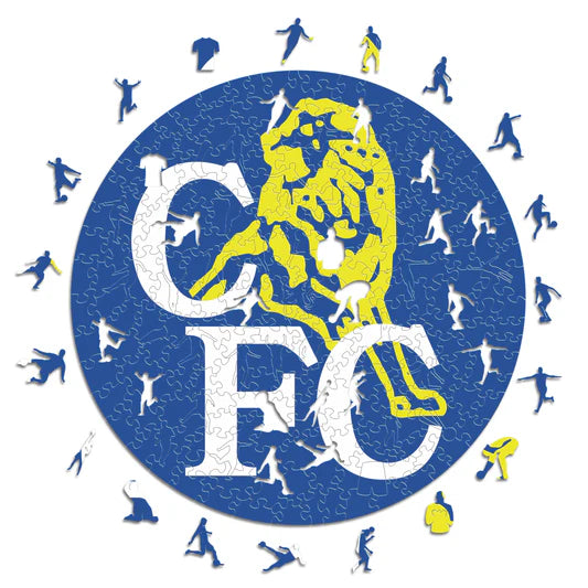 Chelsea FC Retro-Logo - Holzpuzzle