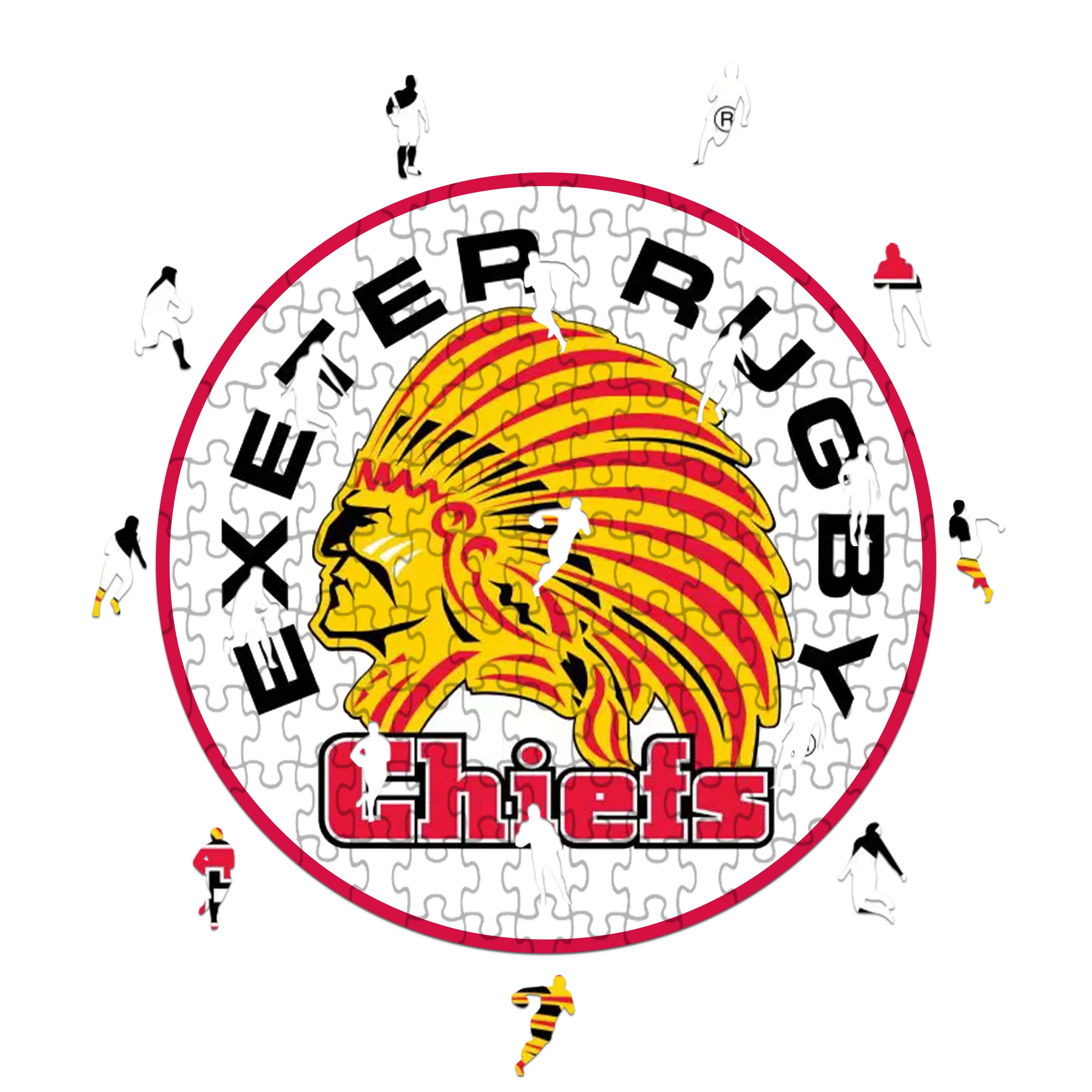 Exeter Chiefs Logo - Wooden Puzzle