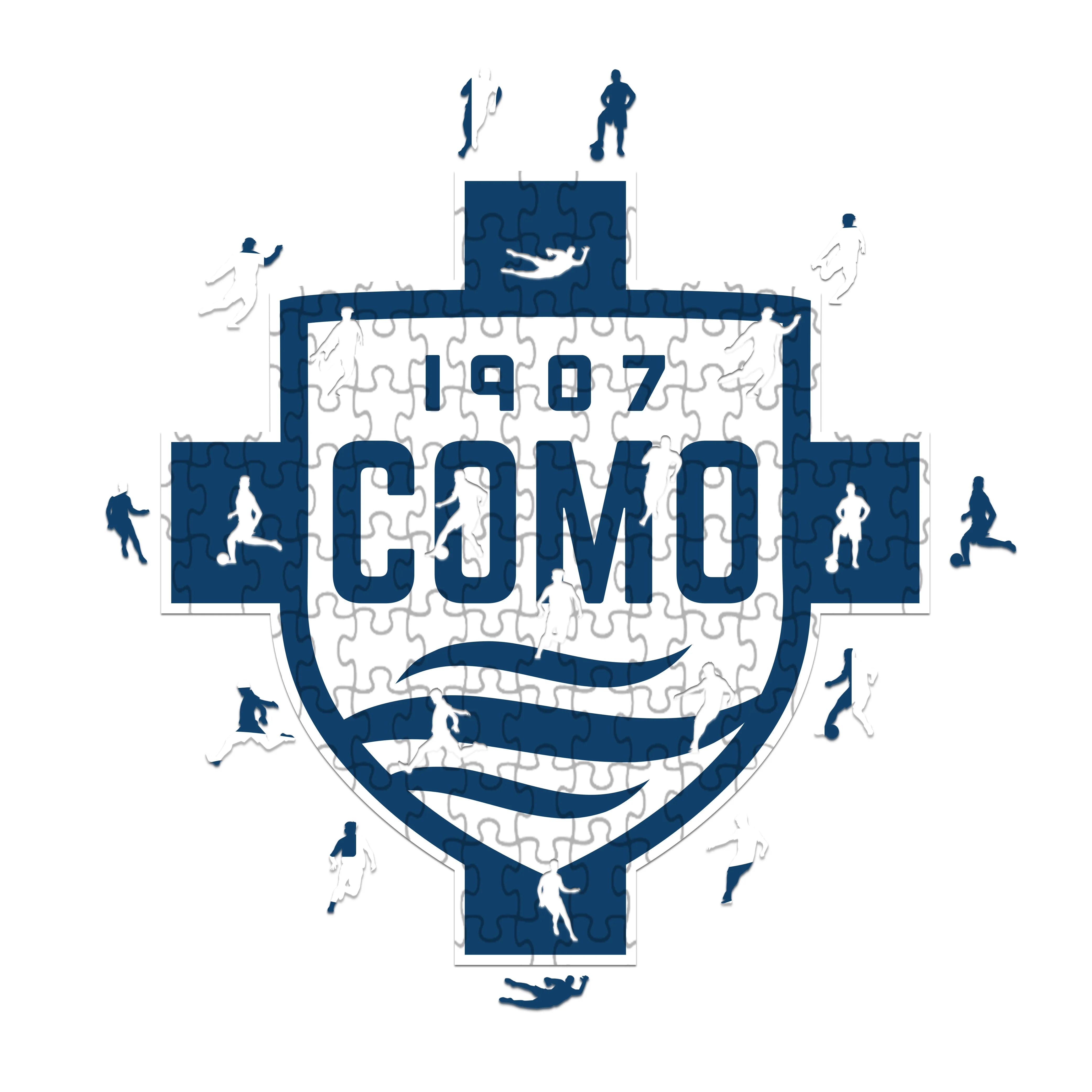 Como Logo - Holzpuzzle