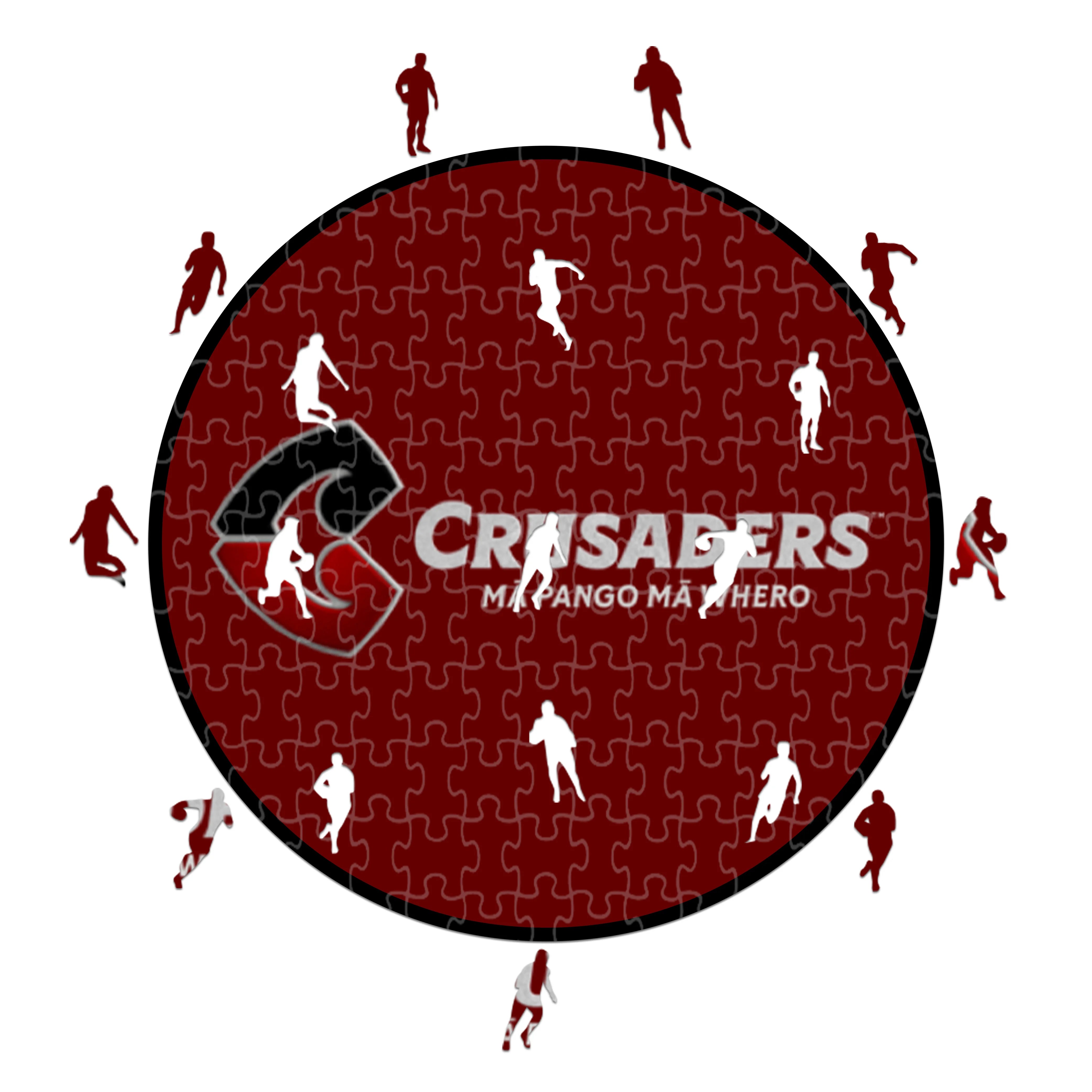 Crusaders Logo - Wooden Puzzle
