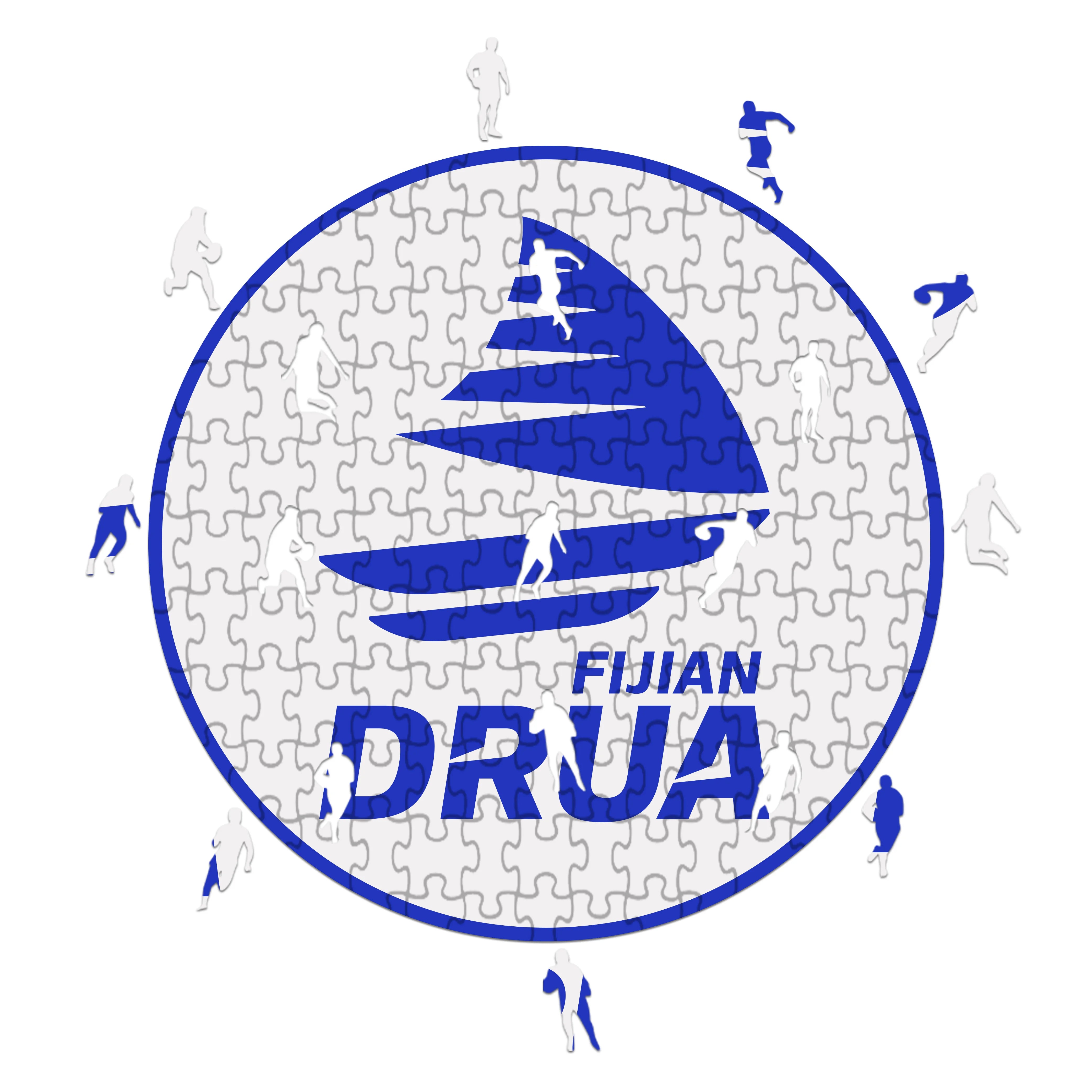 Lógó Fijian Drua - Puzal Adhmaid