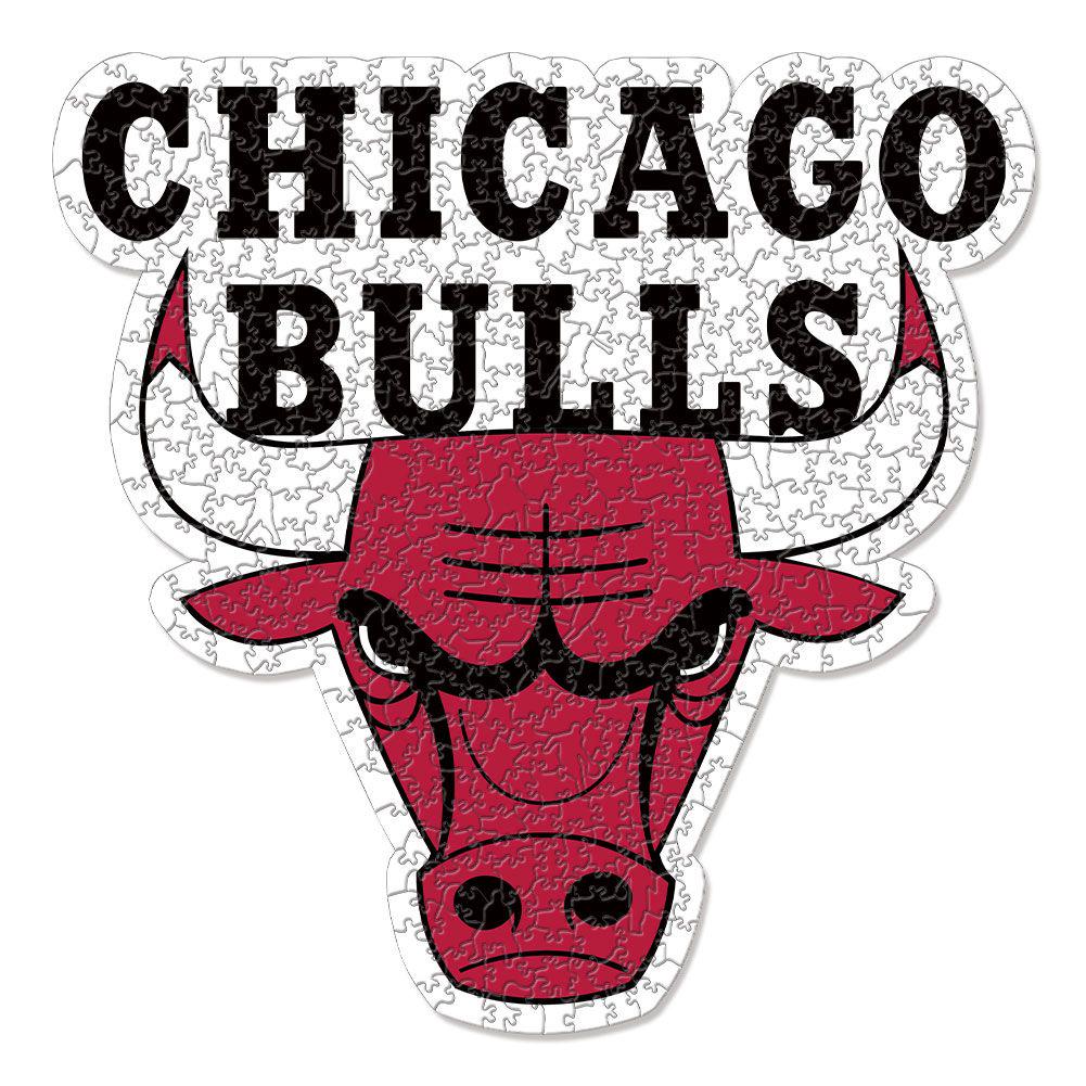 Chicago Bulls Logo - Holzpuzzle