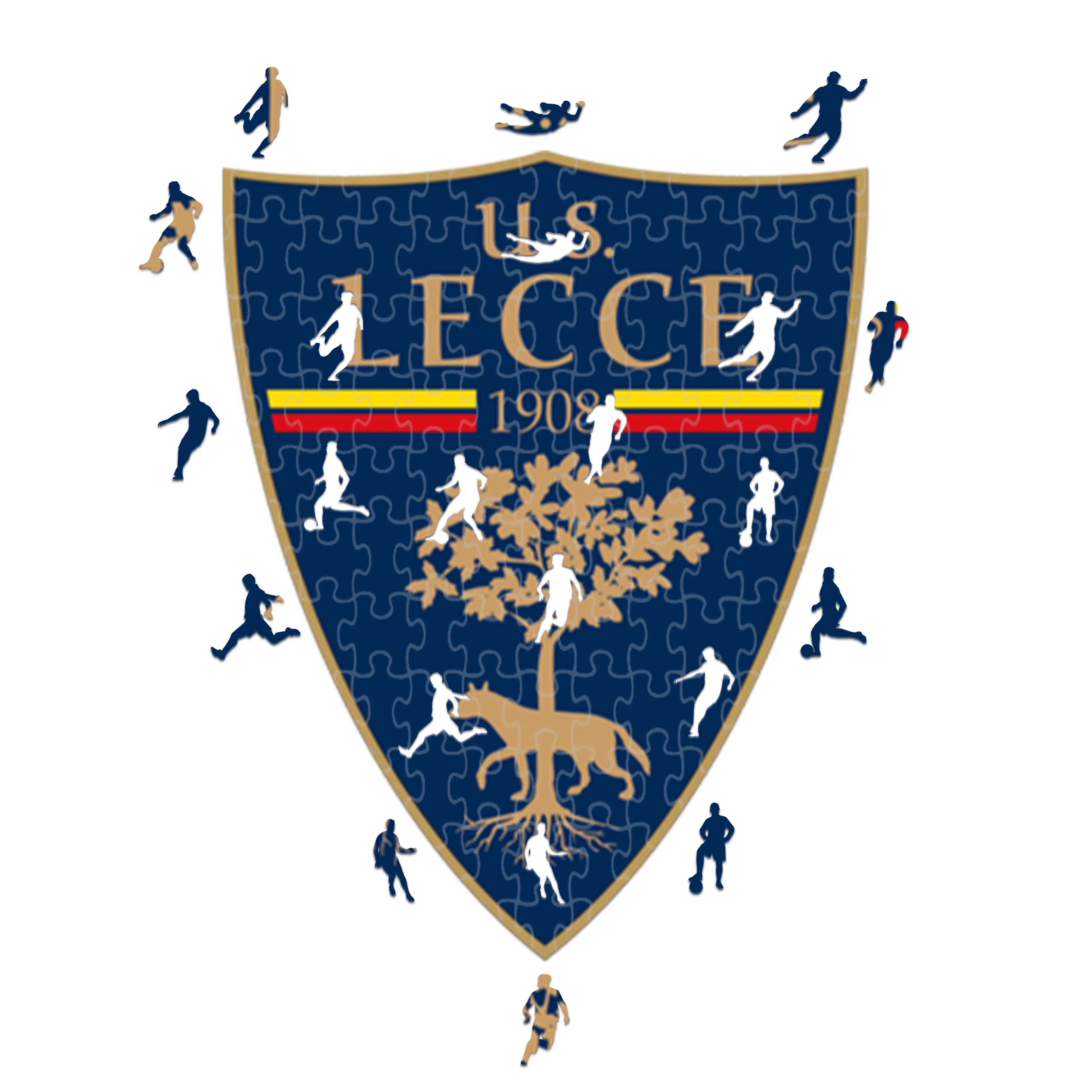 Lecce Logo - Holzpuzzle