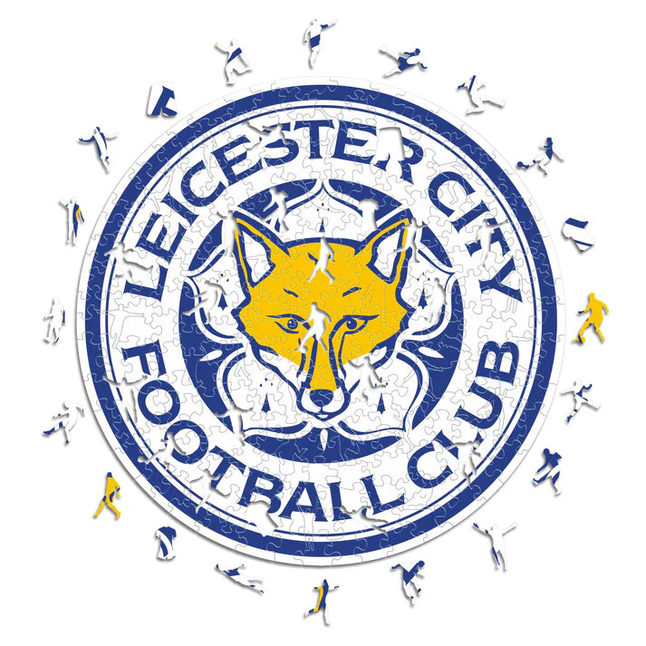 Lógó Leicester City FC - Fíoróg Adhmaid