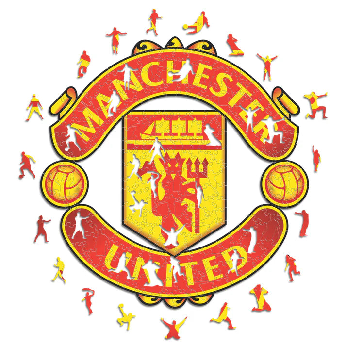Manchester United Logo - Wooden Puzzle