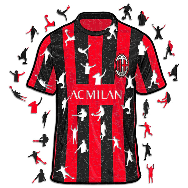 Maillot del AC Milán - Puzzle de madera