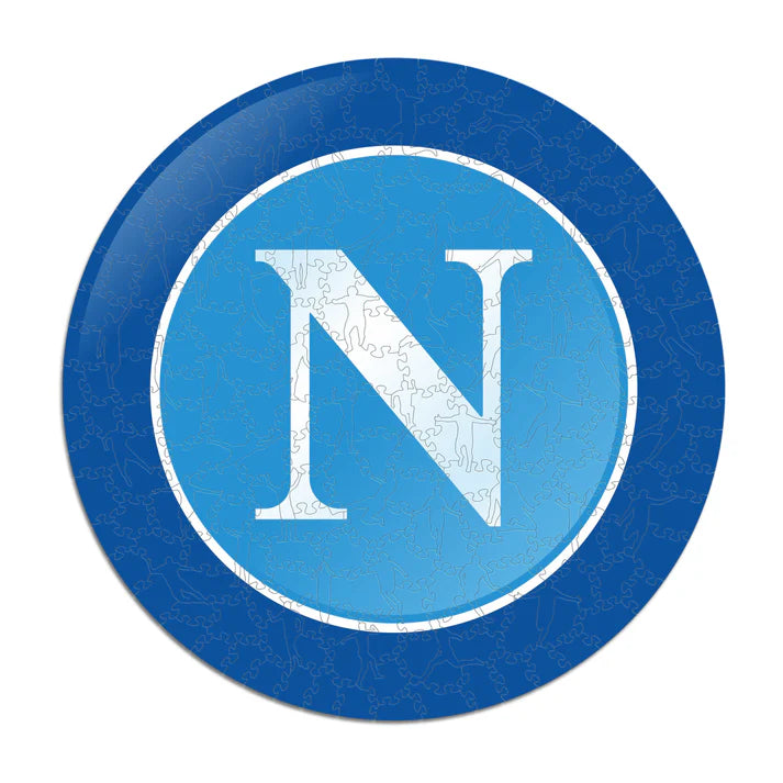 Logo SSC Napoli - Puzzle in Legno