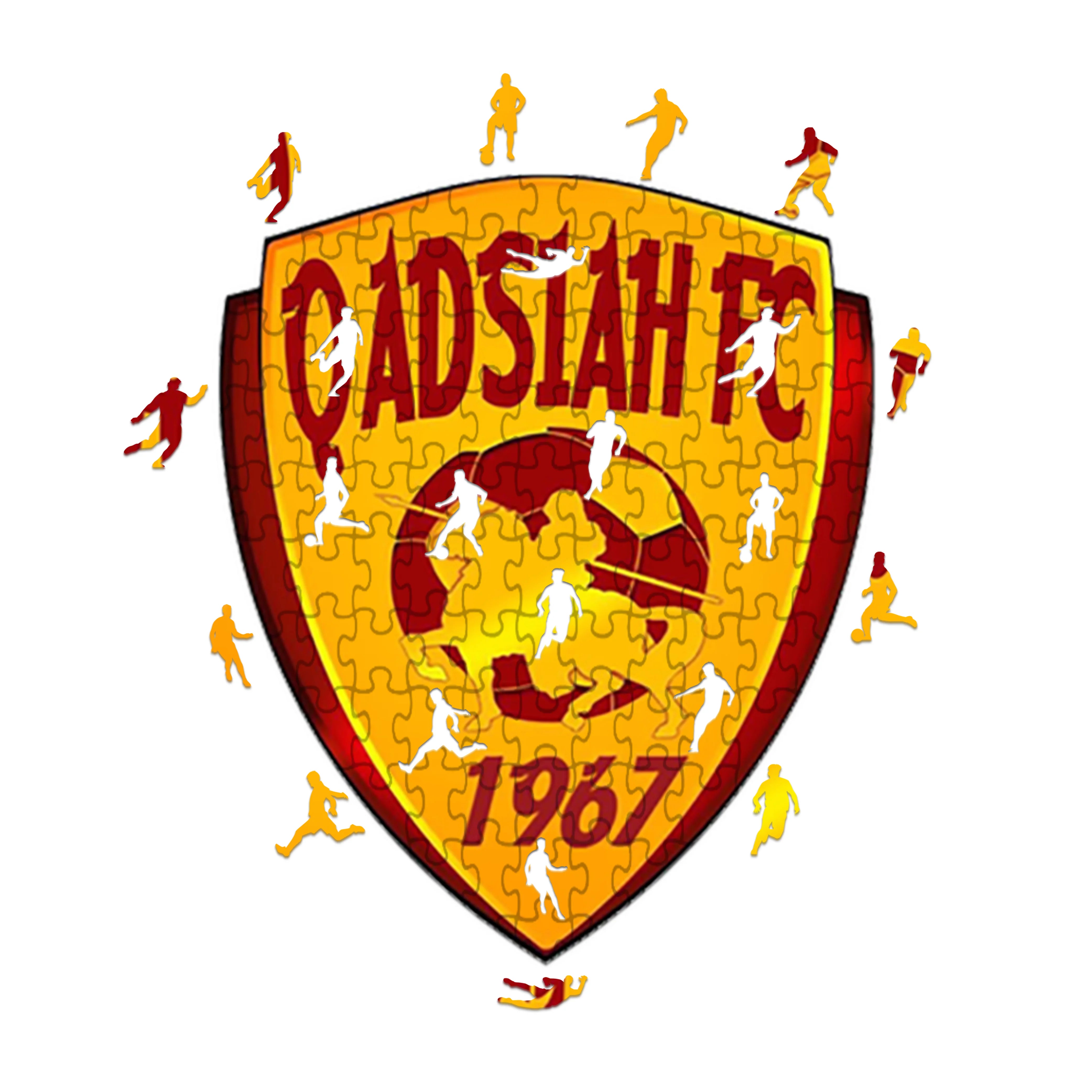 Al-Qadsiah FC Logo - Holzpuzzle