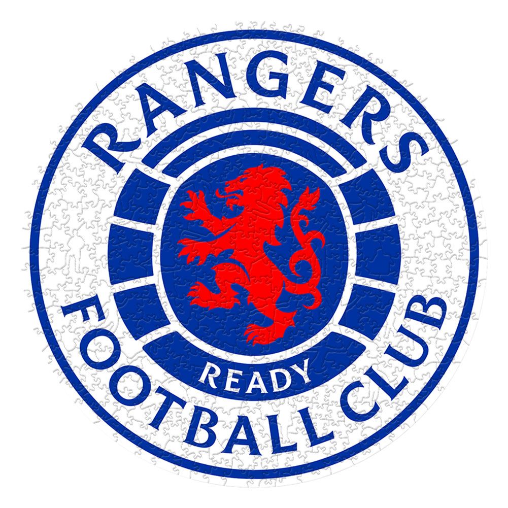 Logo Glasgow Rangers FC - Puzzle in Legno