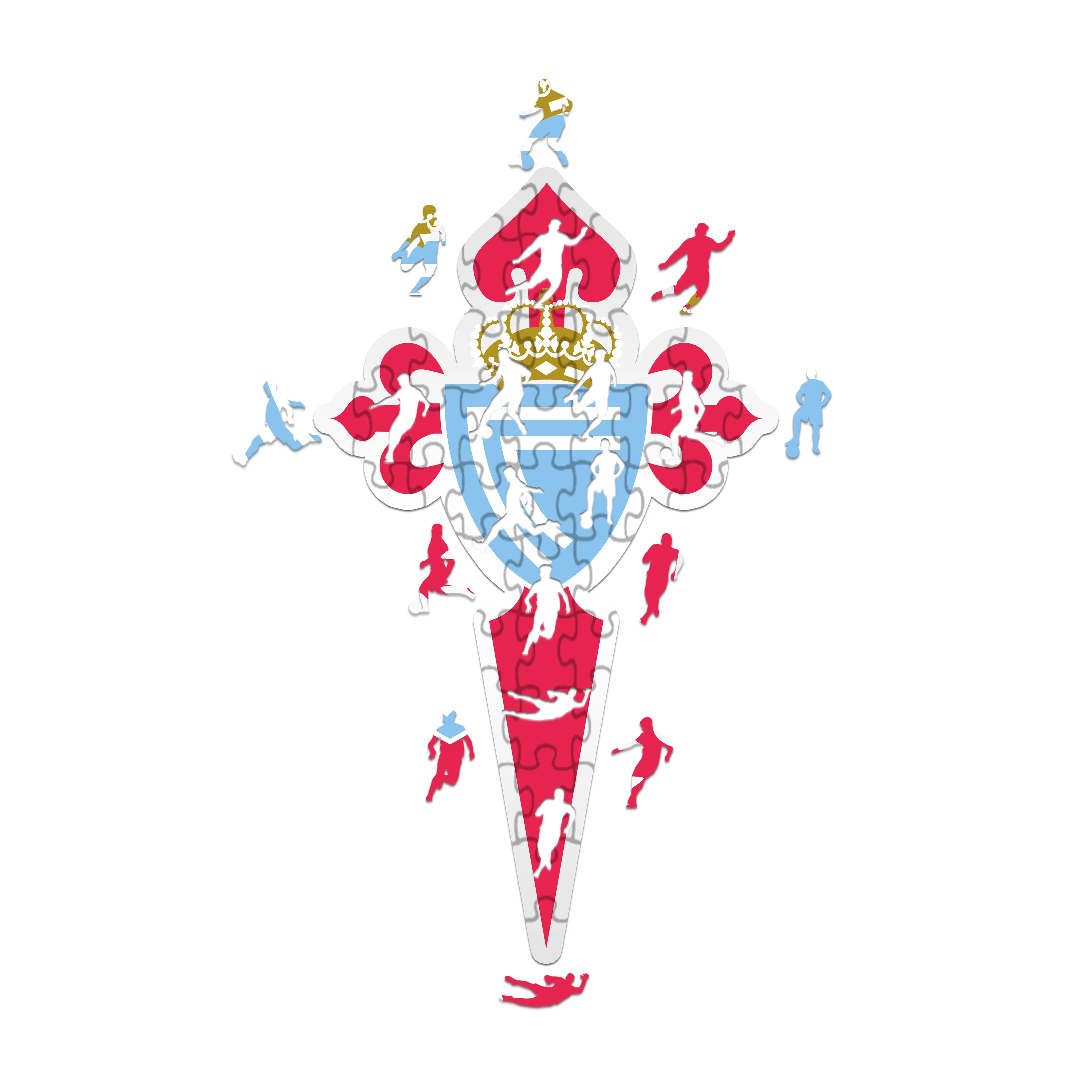 Logo Celta Vigo - Puzzle in Legno