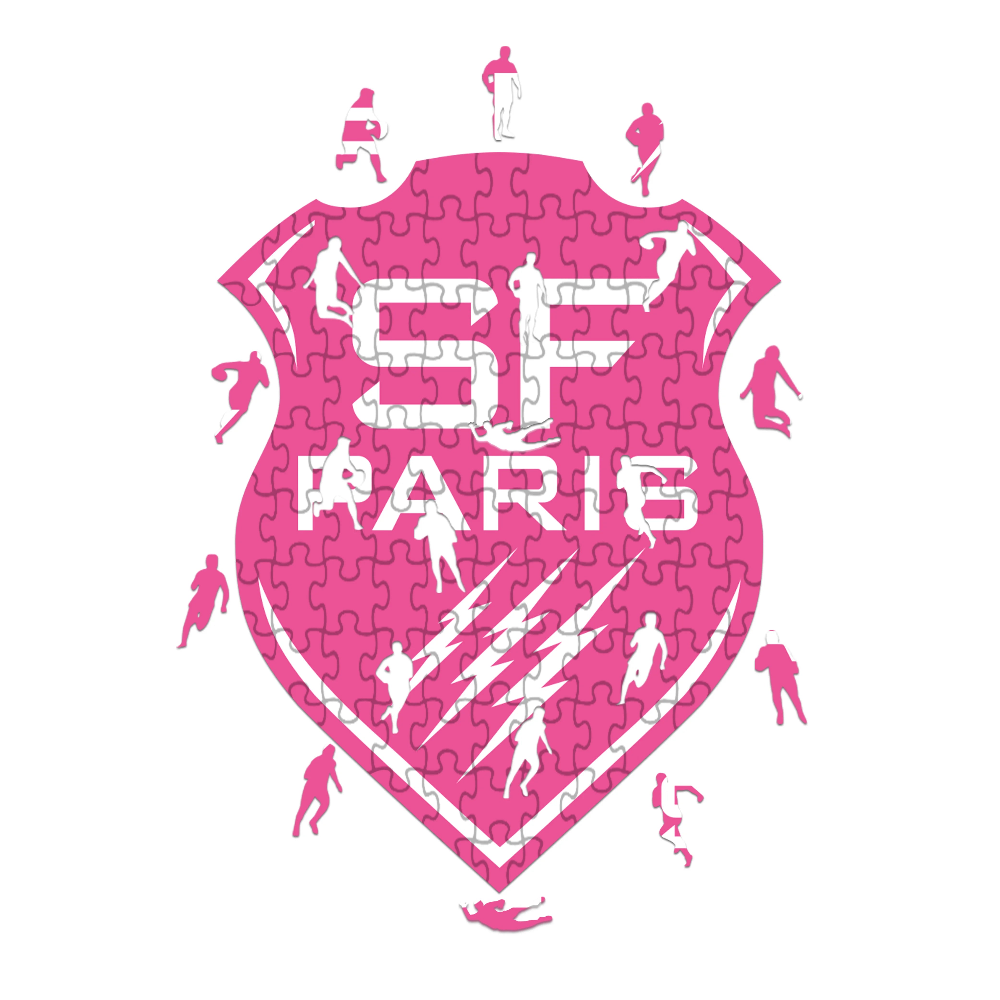 SF Paris Logo - Wooden Puzzle