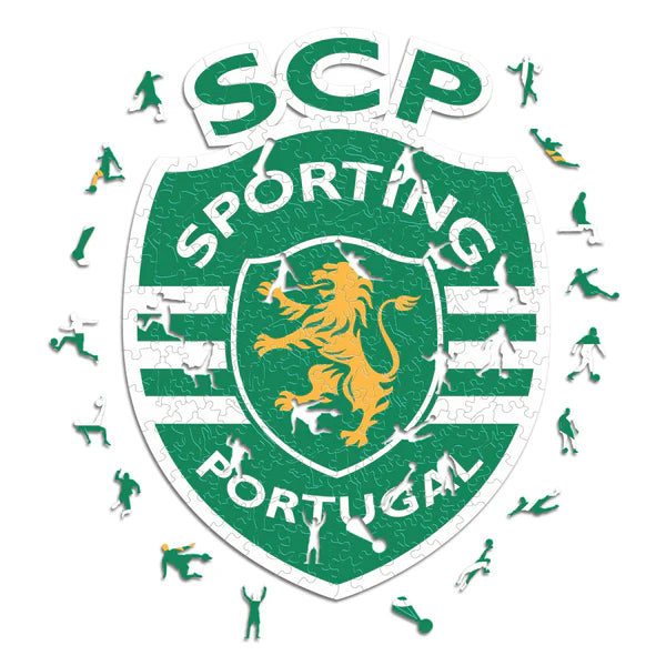 Sporting Portugal Logo - Wooden Puzzle