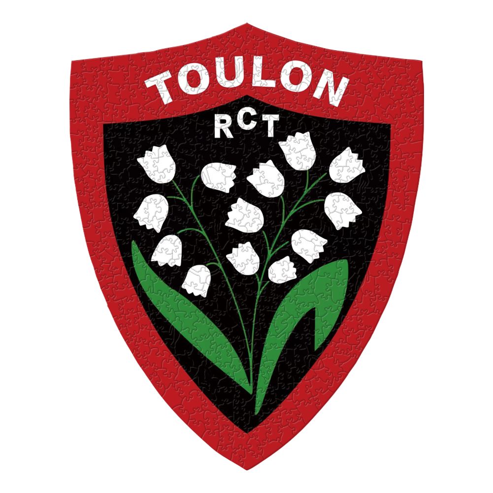 Logotipo de Toulon - Rompecabezas de madera