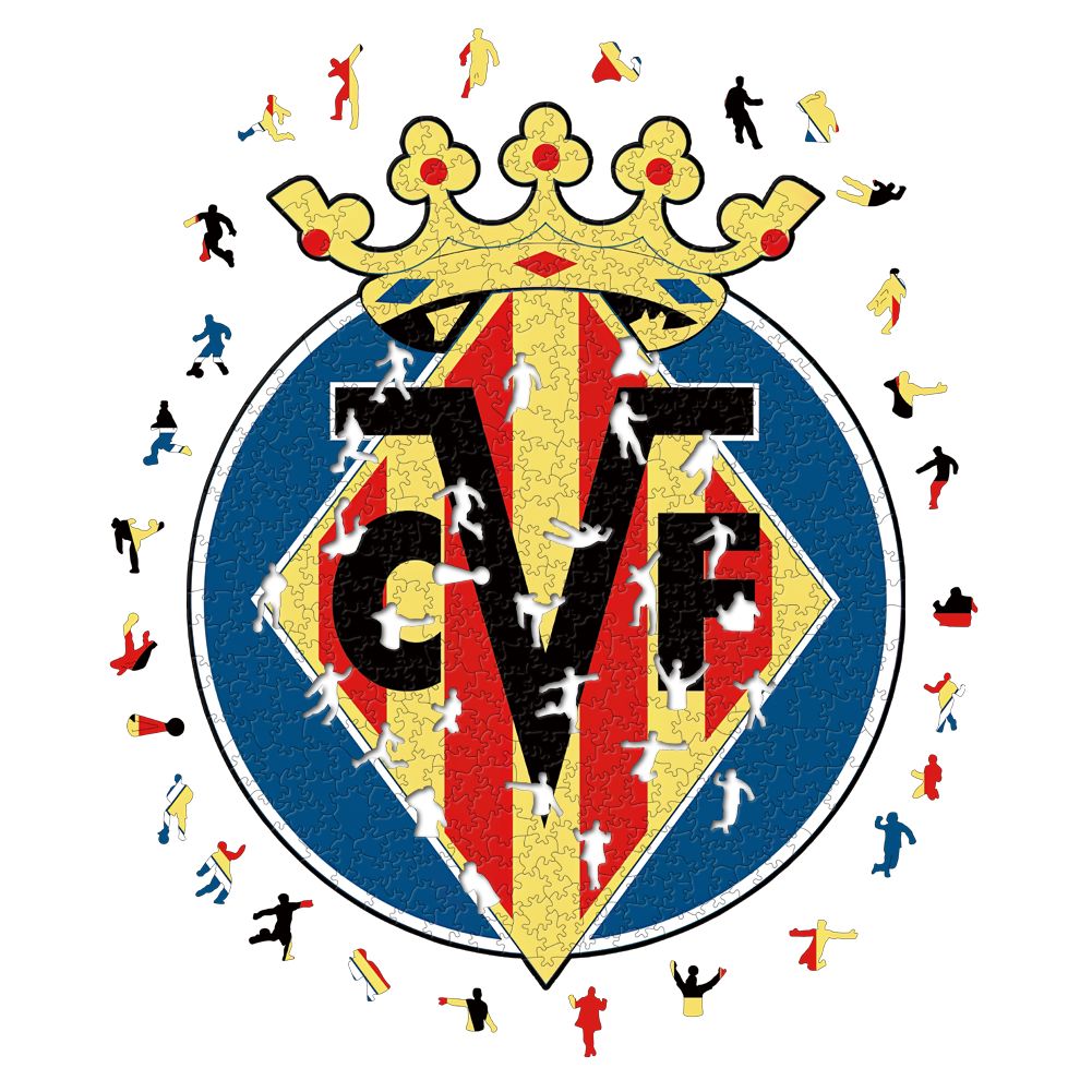 Logo Villarreal - Puzzle in Legno