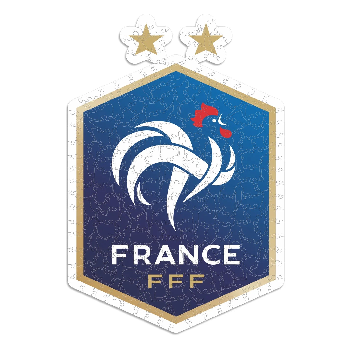 France Logo - Wooden Puzzle