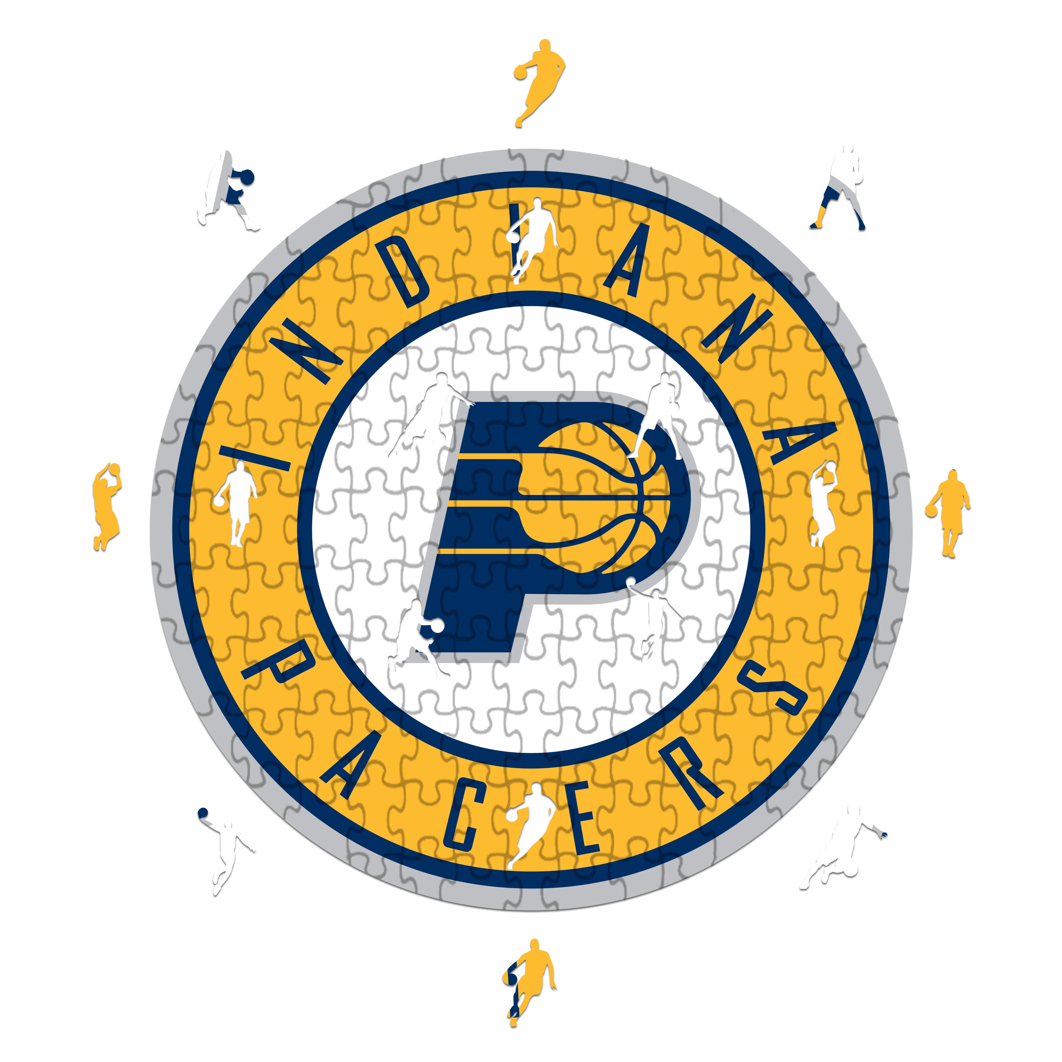 Logo Indiana Pacers - Puzzle in Legno