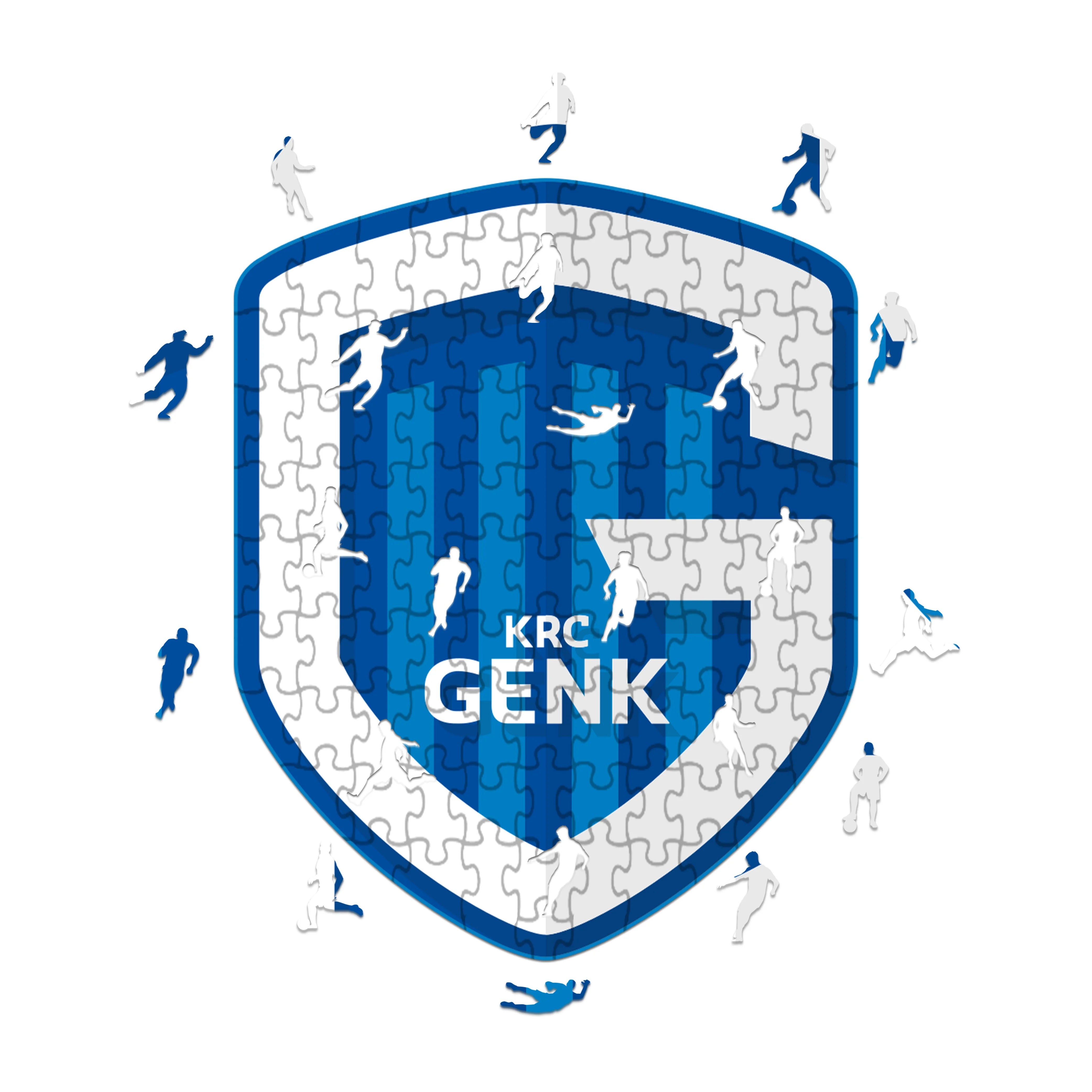 Logo KRC Genk - Rompecabezas de Madera