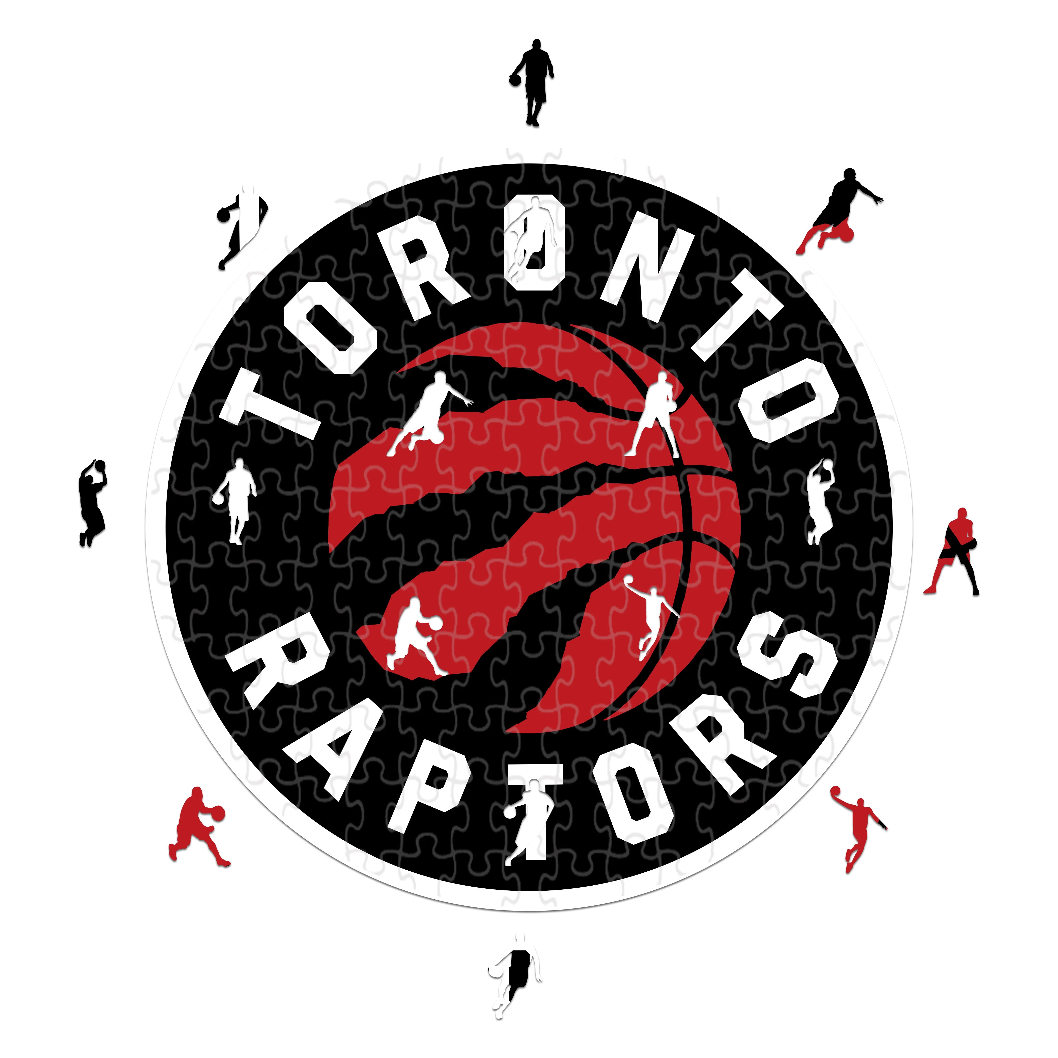 Lógó Toronto Raptors - Fíoróg Adhmaid