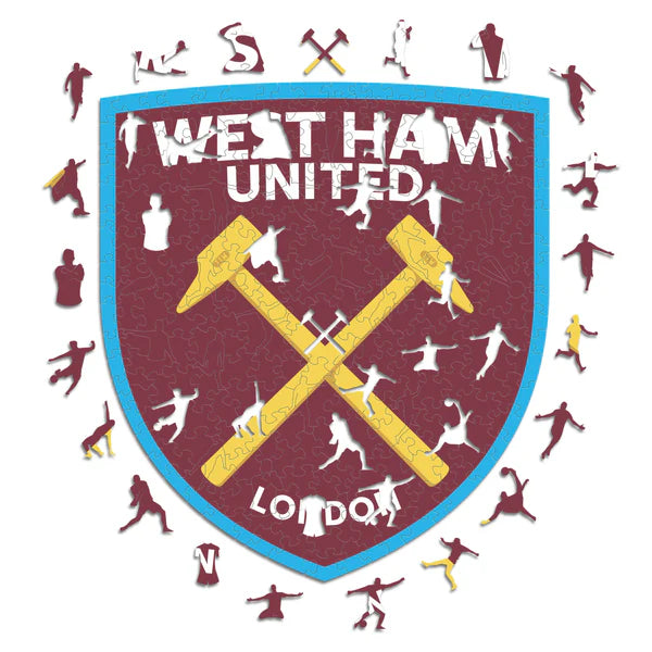 Lógó West Ham United - Fíoróg Adhmaid