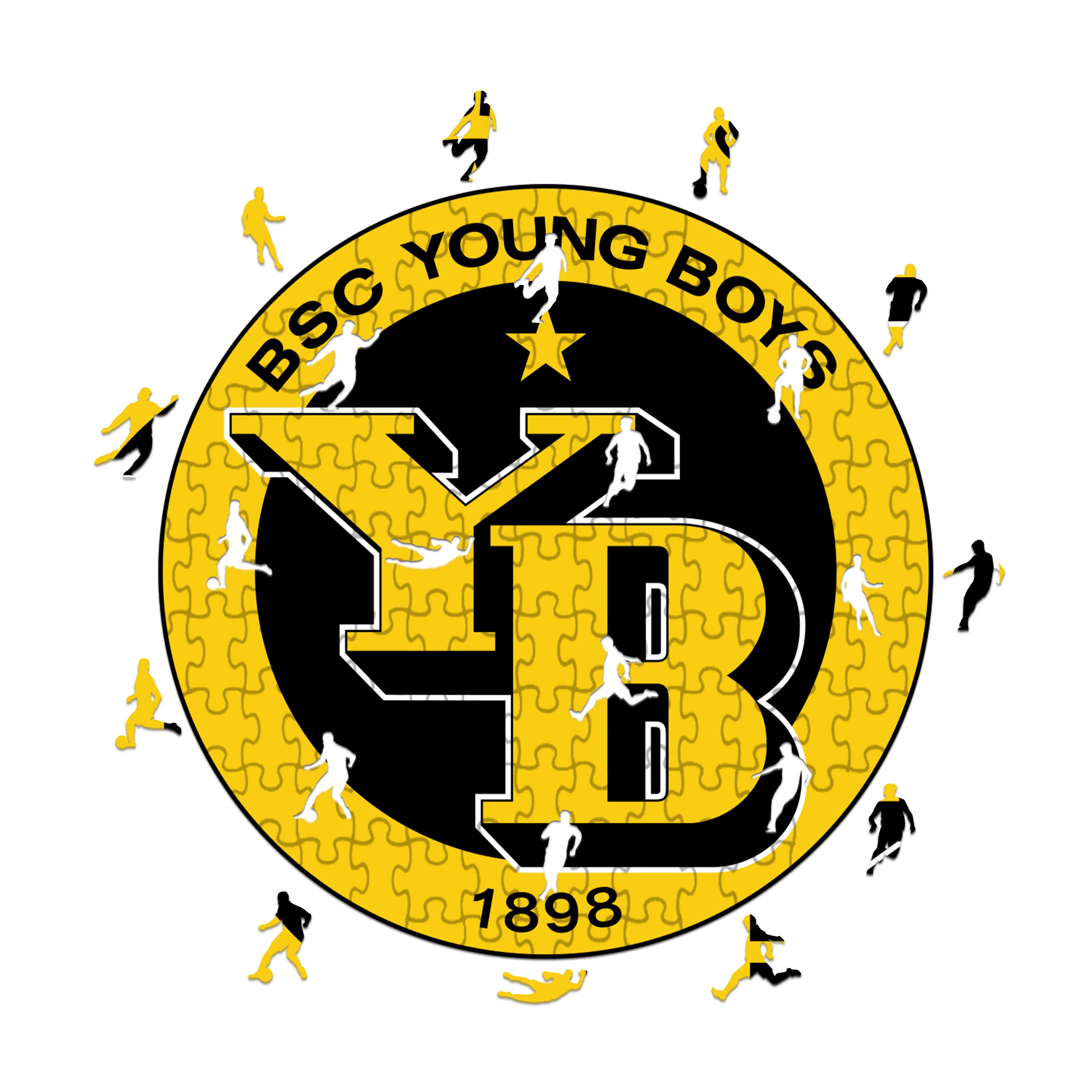 Logo de BSC Young Boys - Rompecabezas de Madera