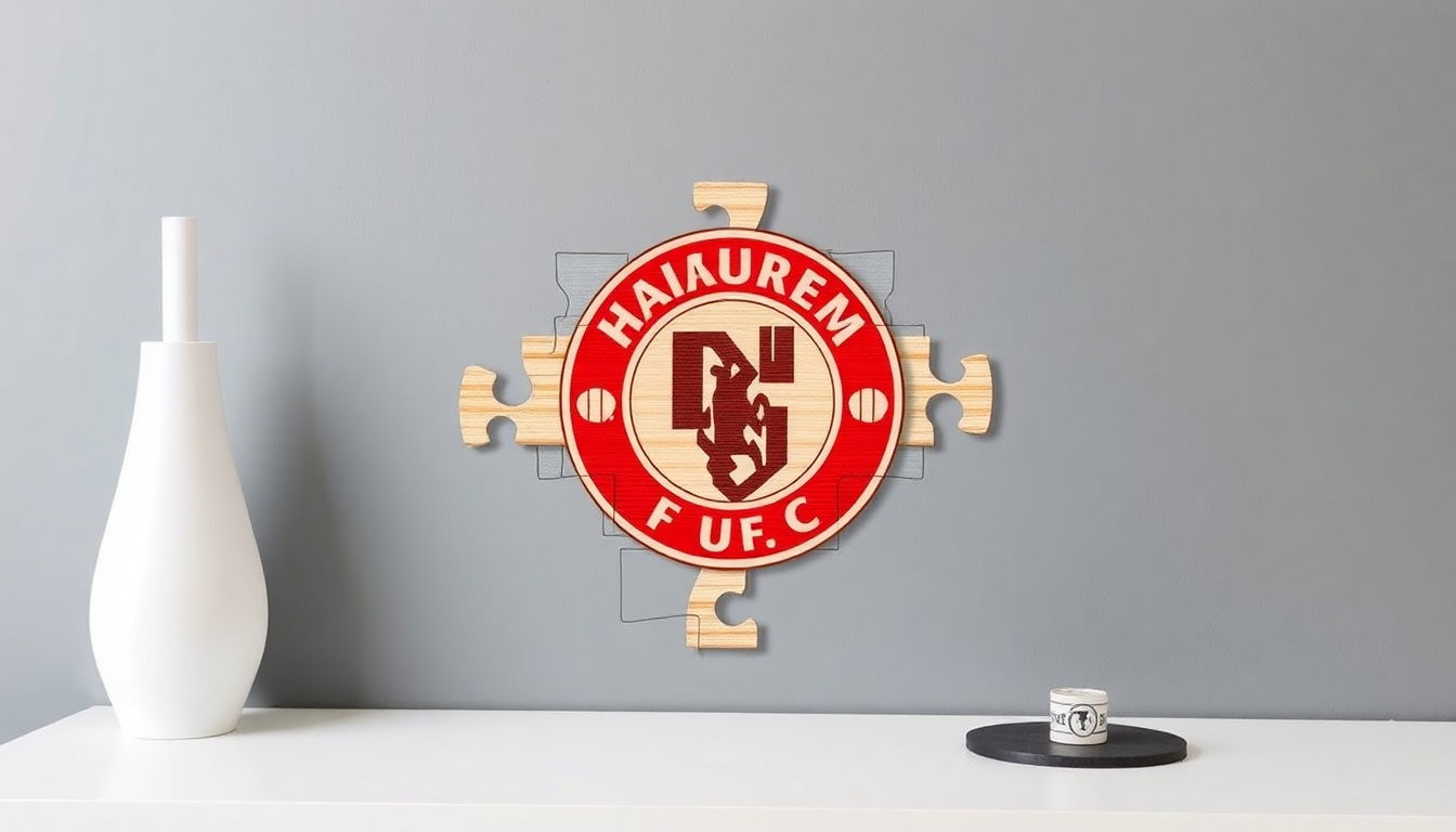 Fan‑Herz an der Wand: cadeau foot mit personalisiertem Holz‑Puzzle (puzzle personnalisé joueur/club) – Nostalgie, Stolz und stilvolle Wanddeko für echte fan de football