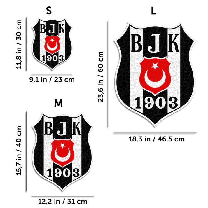 Beşiktaş J.K Logo – Holzpuzzle