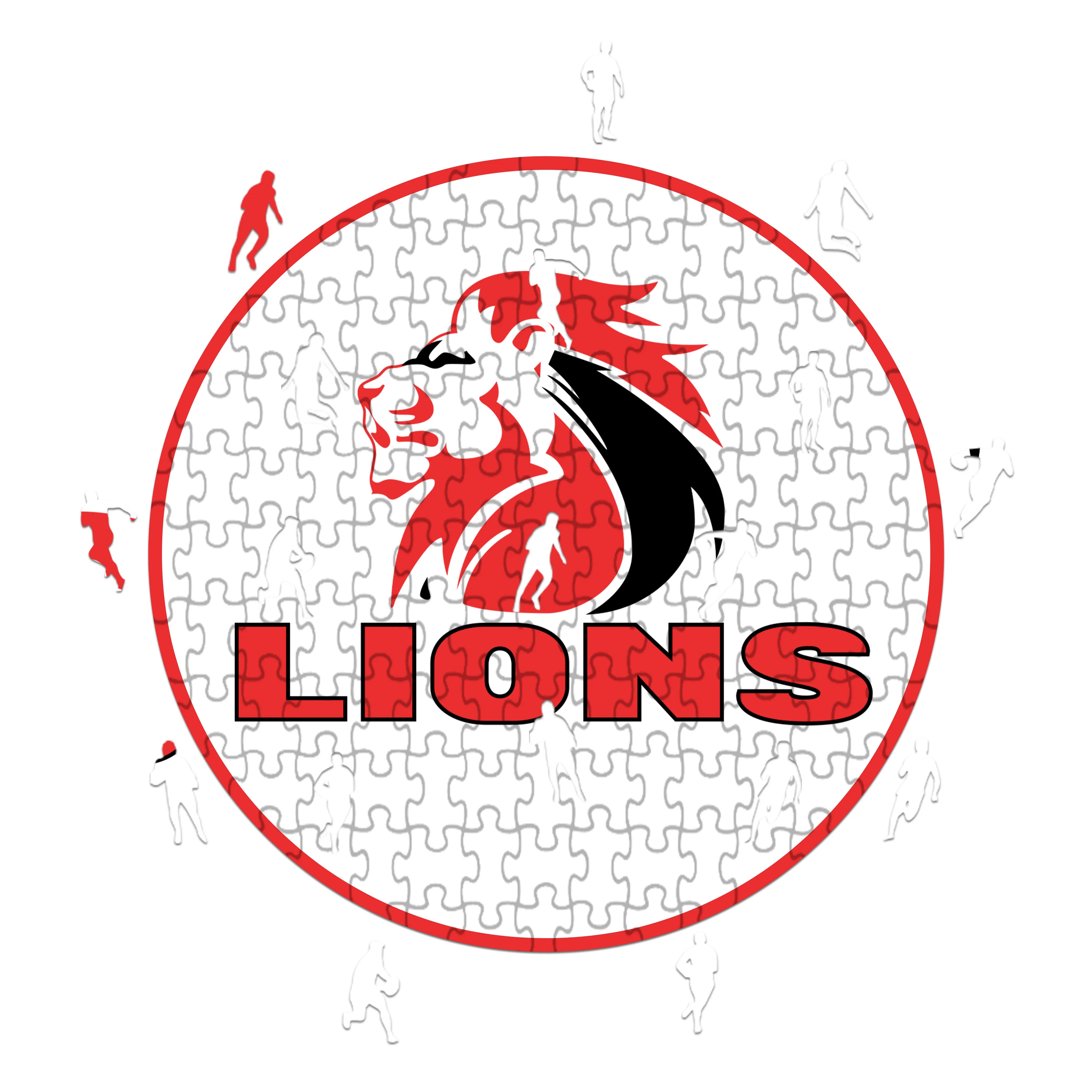 Lions Logo - Holzpuzzle