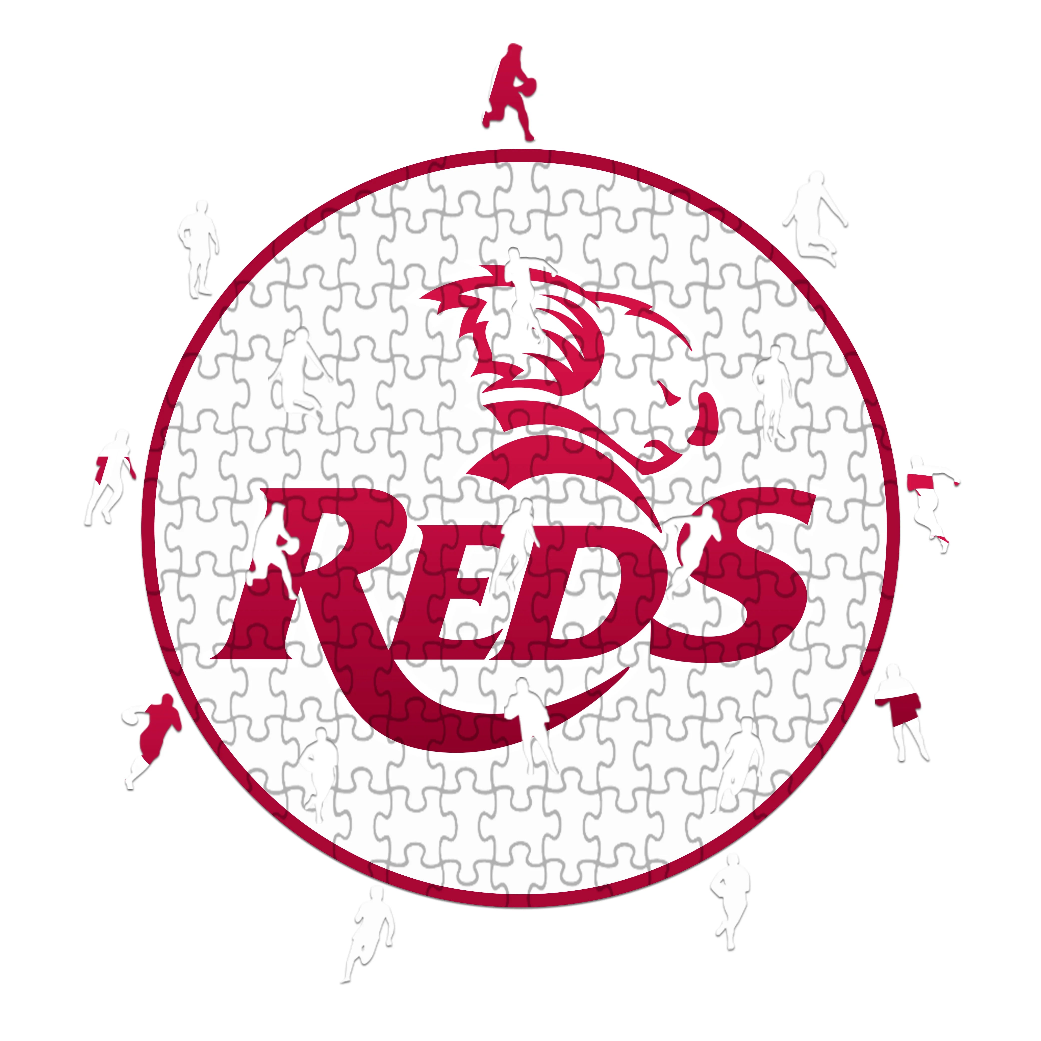 Reds Logo - Wooden Puzzle
