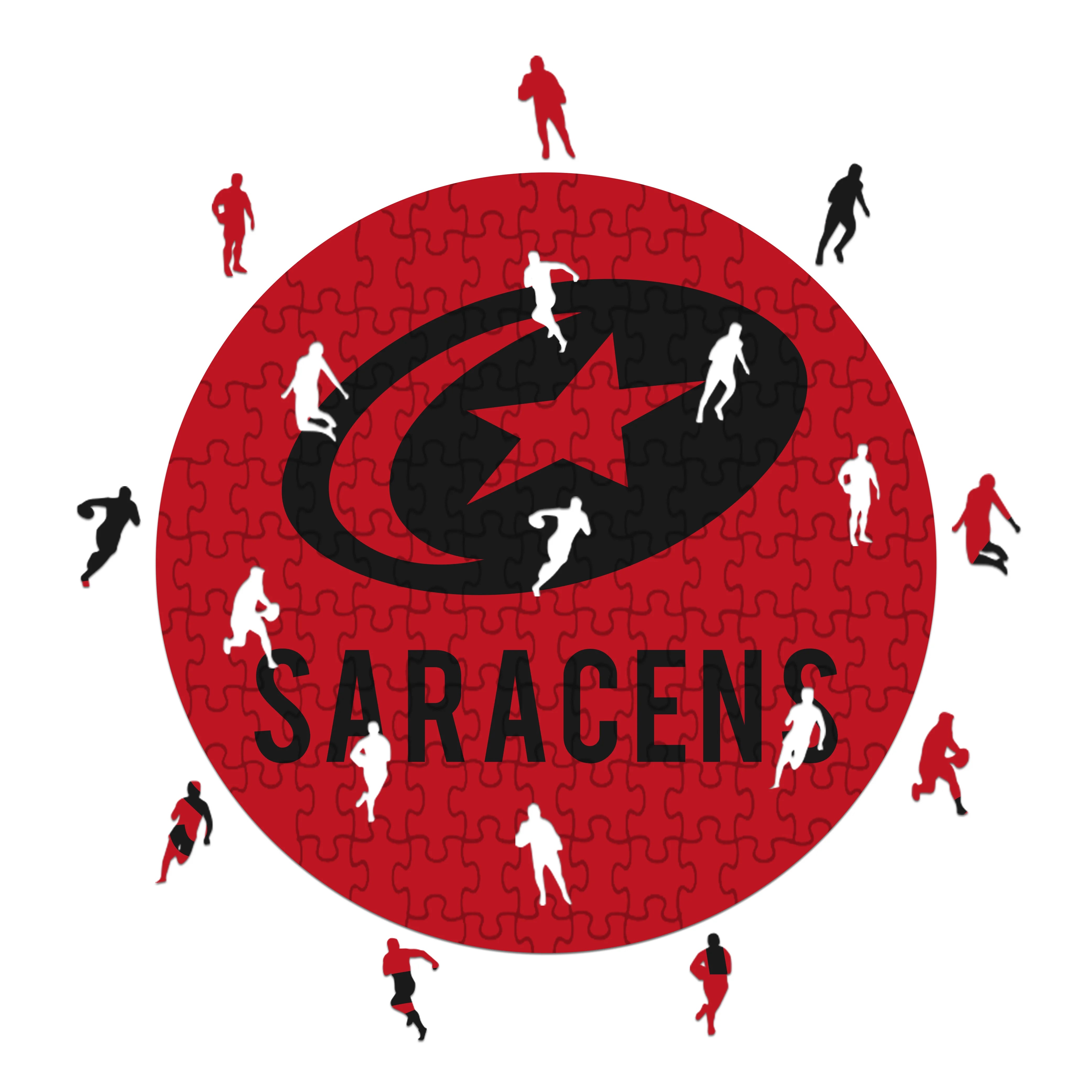 Saracens Logo - Holzpuzzle